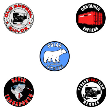 INTERIEUR STICKER SET 10cm (set nr. 6)