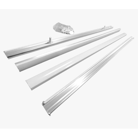 ZESTAW MONTAŻOWY CHLAPACZA: 4 x LISTWA ALUMINIOWA