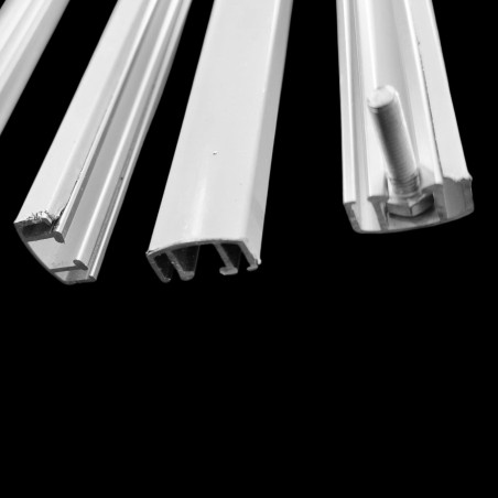 KIT DE MONTAGE DE BAVETTE : 4 x bandes en aluminium