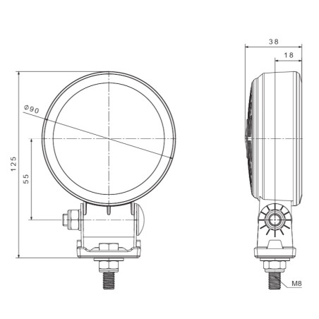 FT-364 LED SLIM WORK LAMP