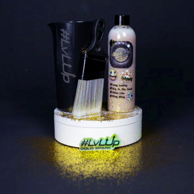 LvLUp TIRESHINE GOLD SPARK GLITTER 250ML TIRE CARE PREPARATION