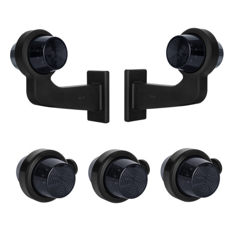 KIT LAMPADE PARAURTI A LED FUMÉ STILE HOLLAND