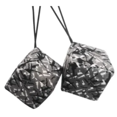 ZESTAW DUŃSKI: SZARY PLUSZ ZASŁONY + FALBANA + PODUSZKA + KOSTKI 2