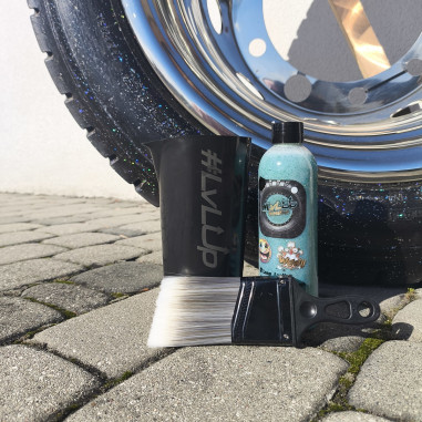 LvLUp TIRESHINE GREEN SPARK GLITTER 250ML PREPARACIÓN PARA EL CUIDADO DE NEUMÁTICOS