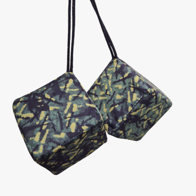 GROENE DOBBELSTENEN DEENSE STIJL PLUSH DP03