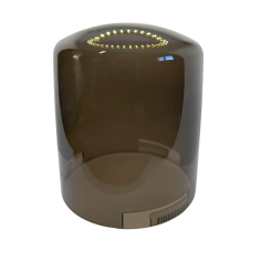 ENSEMBLE : LAMPE FLASH HELLA KL7000 + ABAT-JOUR FUMÉ DÉCORATIF 2