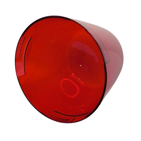 ENSEMBLE : LAMPE FLASH HELLA KL7000 + ABAT-JOUR DÉCORATIF ROUGE