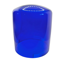 SET: HELLA KL7000 FLITSLAMP + DECORATIEVE BLAUWE LAMPENKAP 2