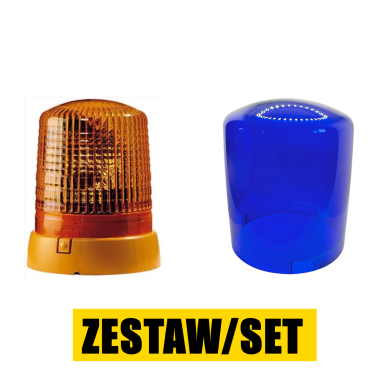 SET: LAMPADA FLASH HELLA KL7000 + PARALUME DECORATIVO BLU