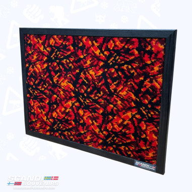 PRINTBORD MET RODE DEENSE PLUCHE