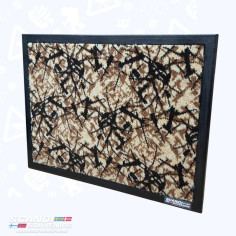 PIN BOARD WITH BROWN DANISH PLUSH