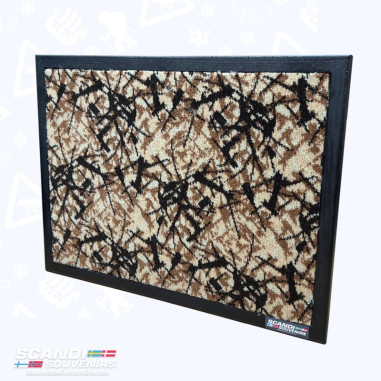 PIN BOARD WITH BROWN DANISH PLUSH