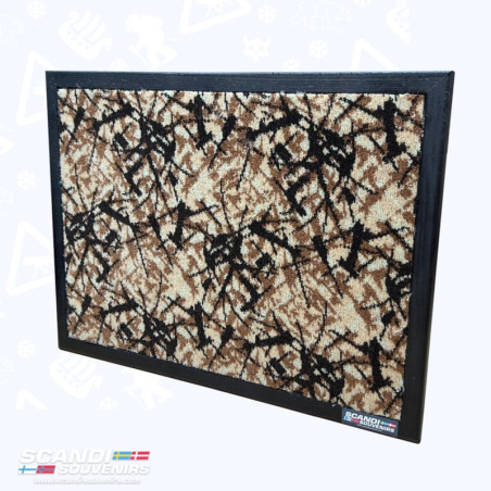 PIN BOARD WITH BROWN DANISH PLUSH