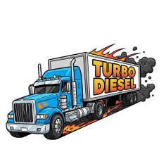 PEGATINA "TURBO DIESEL" 8X5,3 CM
