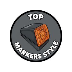 STICKER "TOP MARKERS STYLE" 8CM