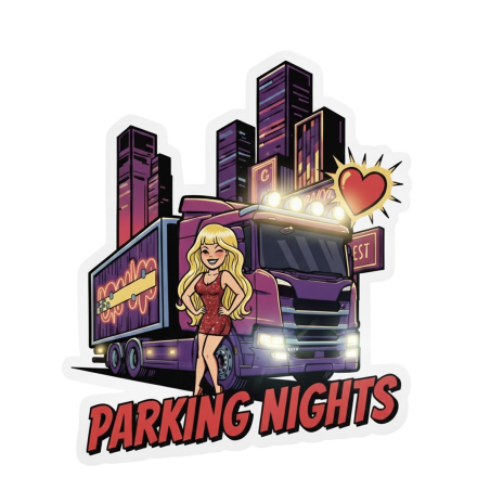 NALJEPNICA "PARKING NIGHTS" 8X6,8 CM