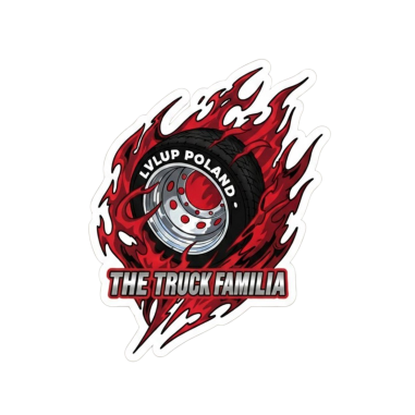 ADESIVO "LVLUP POLAND" 8X6,4CM