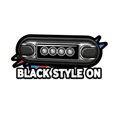 NALJEPNICA "BLACK STYLE ON" 8X4 CM