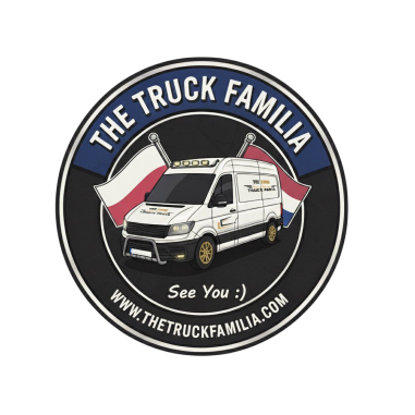 AUTOCOLLANT THE TRUCK FAMILIA VAN 8CM