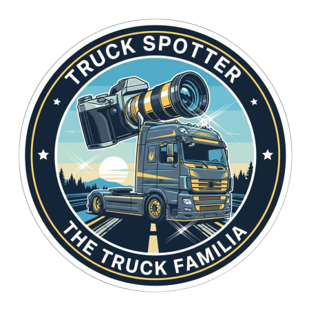 Pegatina "TRUCK SPOTTER" de 8 cm
