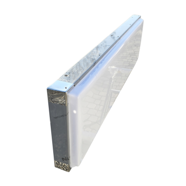 KLASSIEKE RECLAME DAKBANNER VACUM 137x40x11cm