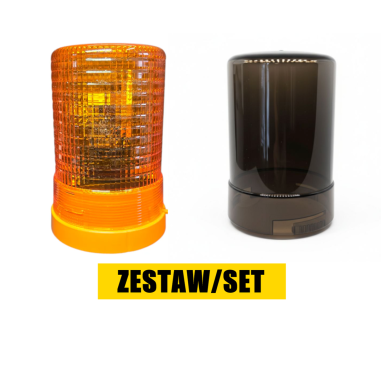 ZESTAW: LAMPA BŁYSKOWA HELLA KL710 + OZDOBNY KLOSZ DYMIONY