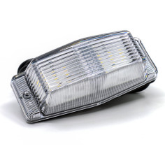 Lampe à DOUBLE BURNER OMNIUS, abat-jour blanc/LED orange 2