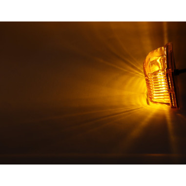 LAMPADA LED ARANCIONE DOUBLE BURNER OMNIUS