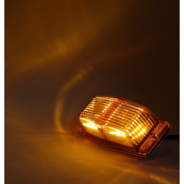 Lampe orange LED à DOUBLE BURNER OMNIUS