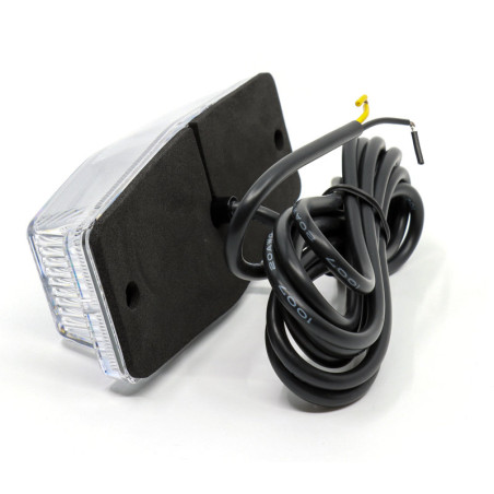 OMNIUS DOUBLE BURNER MET WITTE LAMPENKAP/ORANJE LED