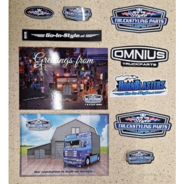 Go-in-style.nl STICKERPAKKET STICKERSET