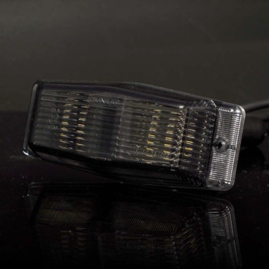 OMNIUS DUBBELE BRANDERLAMP, ROOKKLEURIG MET TWEE KLEUREN