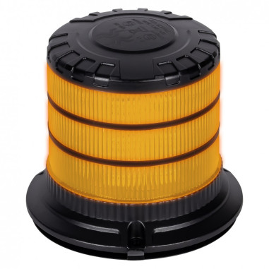 LED X SPIDER 2 POMARAŃCZOWA LAMPA BŁYSKOWA Z KLOSZEM DYMIONYM MAGNES