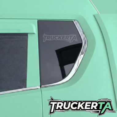 FOR SCANIA NEXT GEN R S BLACK SIDE GLASS SLEEPING WINDOW RECESSES