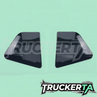 FOR VOLVO FH4 FH5 2xBLACK SIDE GLASS SLEEPING WINDOW RECESSES