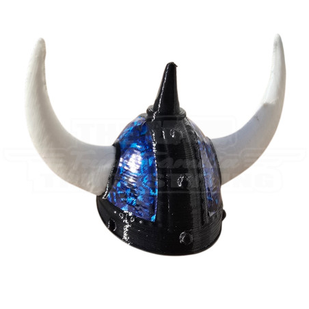 CASQUE VIKING PELUCHE DANOISE BLEUE POUR RAFRAÎCHIR