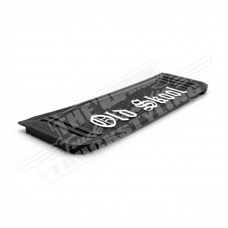 2 bavettes noires OLD SKOOL 635 x 185 mm