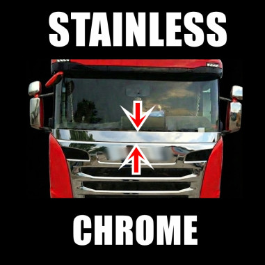 Roestvaststalen SCANIA R Streamline raamafdekking