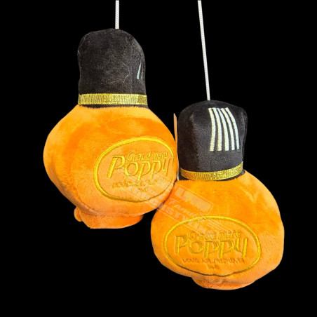 BOTTIGLIE DI PELUCHE POPPY MARRONE 15x10CM