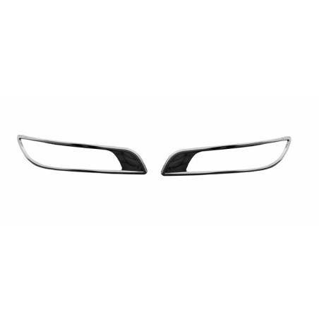 DAF XF E6 + fog lights frame cover stainless