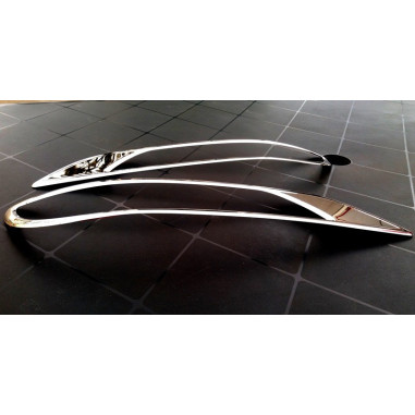 DAF XF E6 + fog lights frame cover stainless