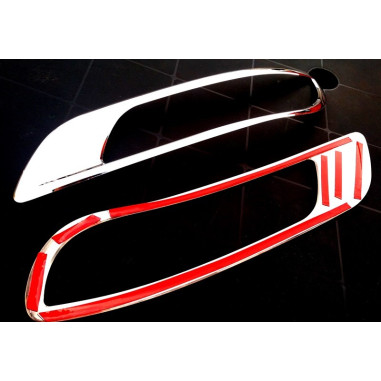 DAF XF E6 nerezovy dekor kryt mlhových světel