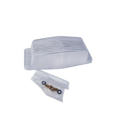 VIT LAMPSKÄRM MED DUBBLA BRÄNNARE