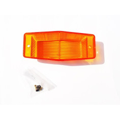 Orange glass for DOUBLE BURNER light glass 2