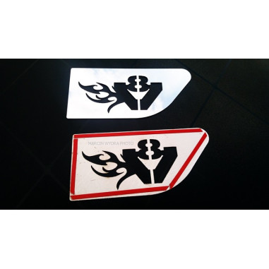 AILERON SOUS CABINE SCANIA V8 DECOR ACIER INOXYDABLE