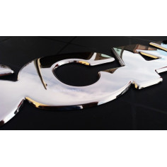 SCANIA NAPIS TŁOCZONY 3D CHROM DUŻY 82 CM 2