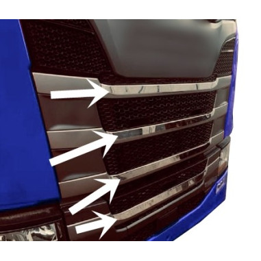 SCANIA S NG grill lath decoration pressed  3D