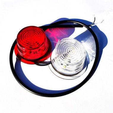 Lens model GYLLE LED red white