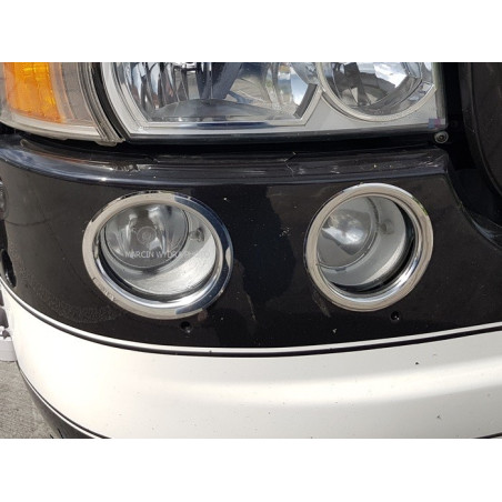 SCANIA R chrome decoration rings fog lights stainless steel