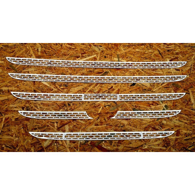 ROESTVRIJ CHROOM GRILL DAF XF E6